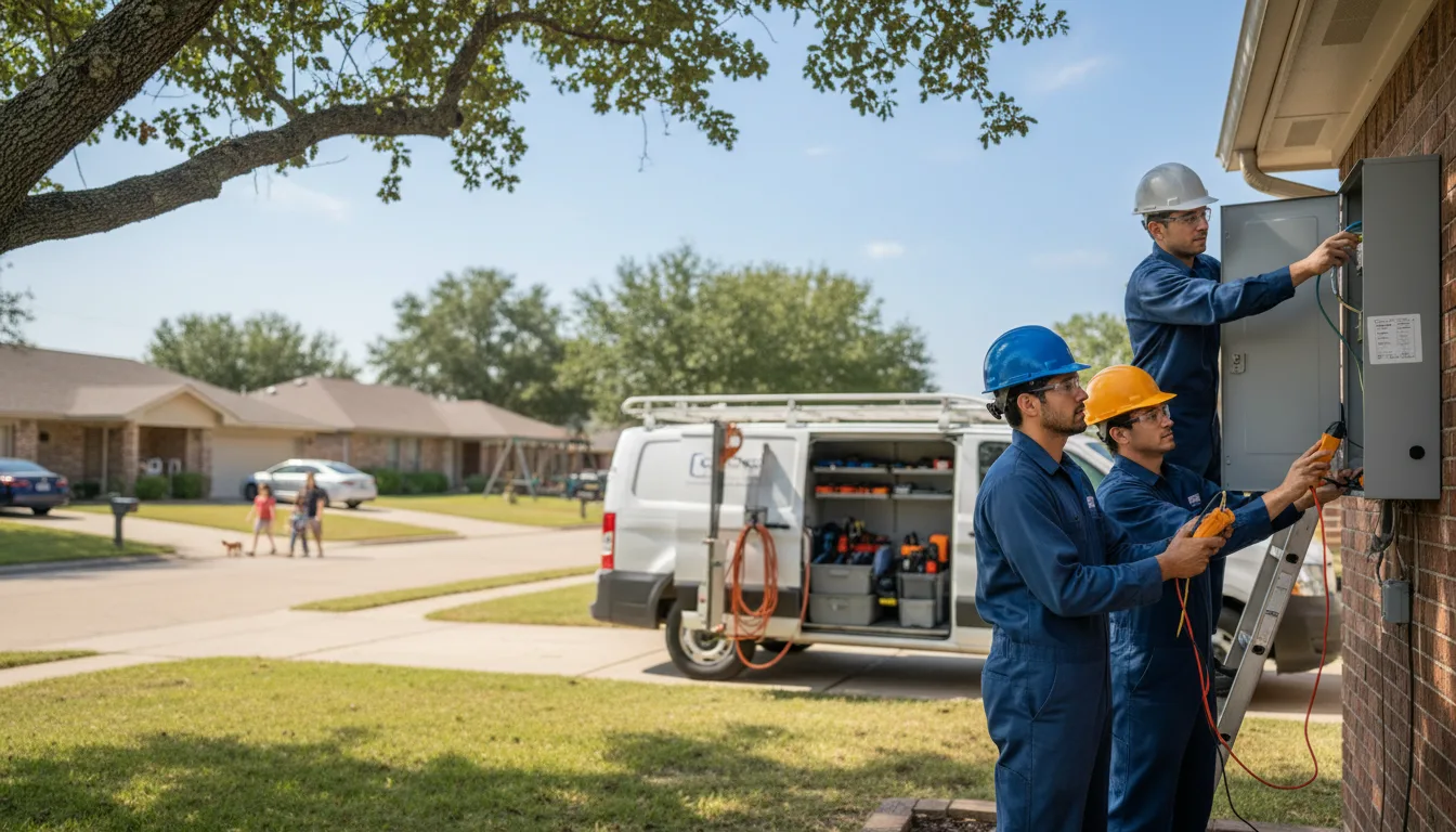 Certified electrician providing emergency electrical services in Irving, IL